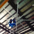 22ft HVLS Workshop Ceiling Fans Volume Tinggi Low Speed ​​Penghematan Energi Ceiling Fans