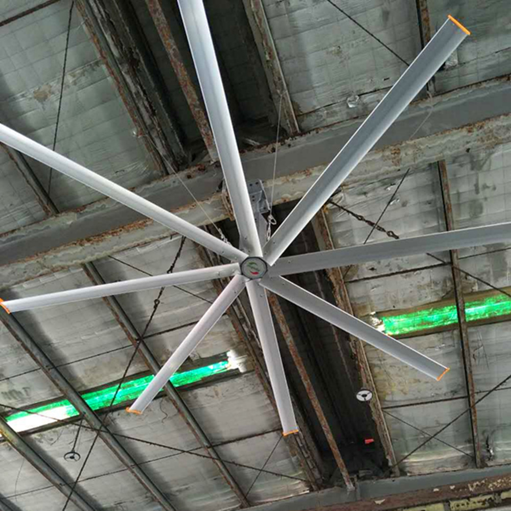 8 Blade Gudang Ceiling Fans 4.2m Big Diameter Farm Style Ceiling Fans