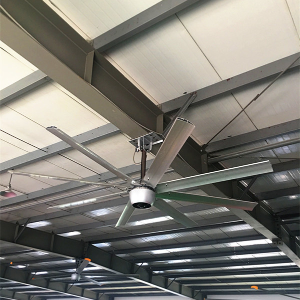 Penghematan Energi Brushless Ceiling Fan Air Cooler Raksasa Aluminium Blade Ceiling Fan