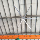 Kipas langit-langit industri besar 12 kaki, HVLS Ceiling Fan dengan AC Motor