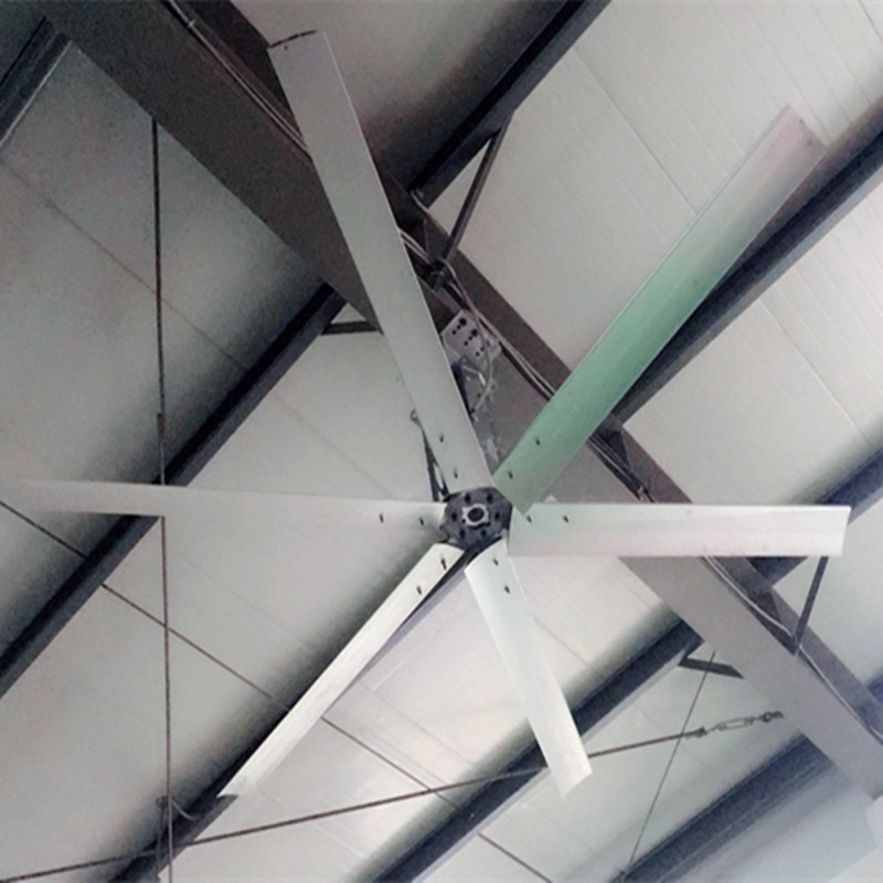 AWF-21 2100mm 7 Kaki Ceiling Fan, Ukuran Kecil Lokakarya HVLS Ceiling Fan