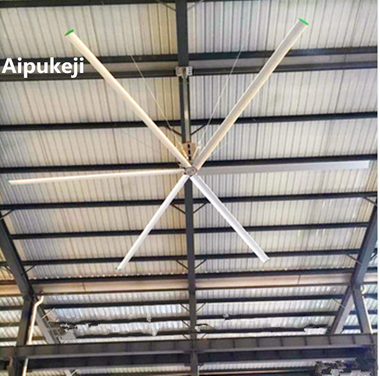 2.2KW Kipas Langit-langit Tinggi Volume AWF73 Penghematan Energi 10 Kipas Langit-Langit Blade